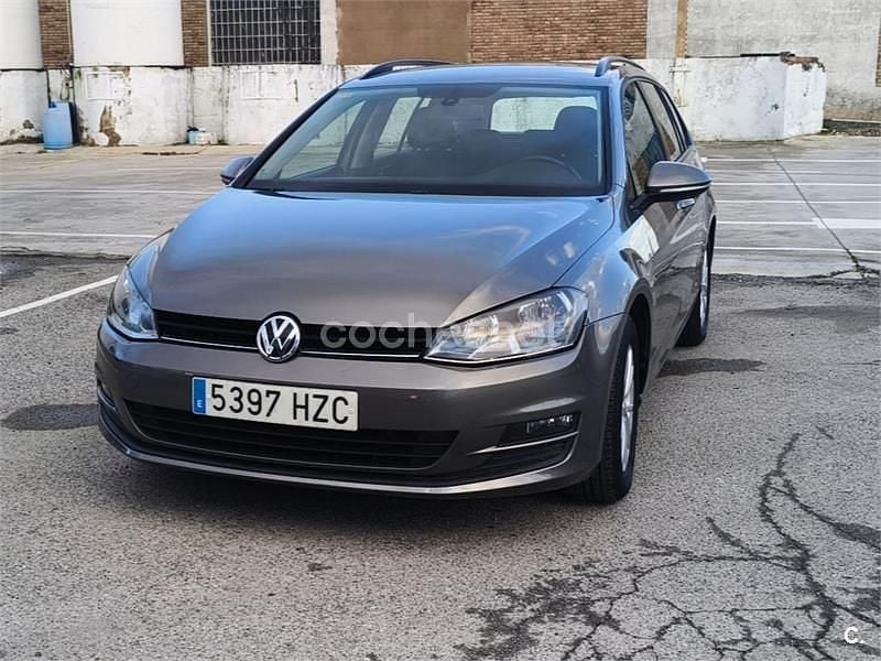 Usado VW Golf VII Advance 110 CV (80 kW) 2015 Gris / plata Familiar