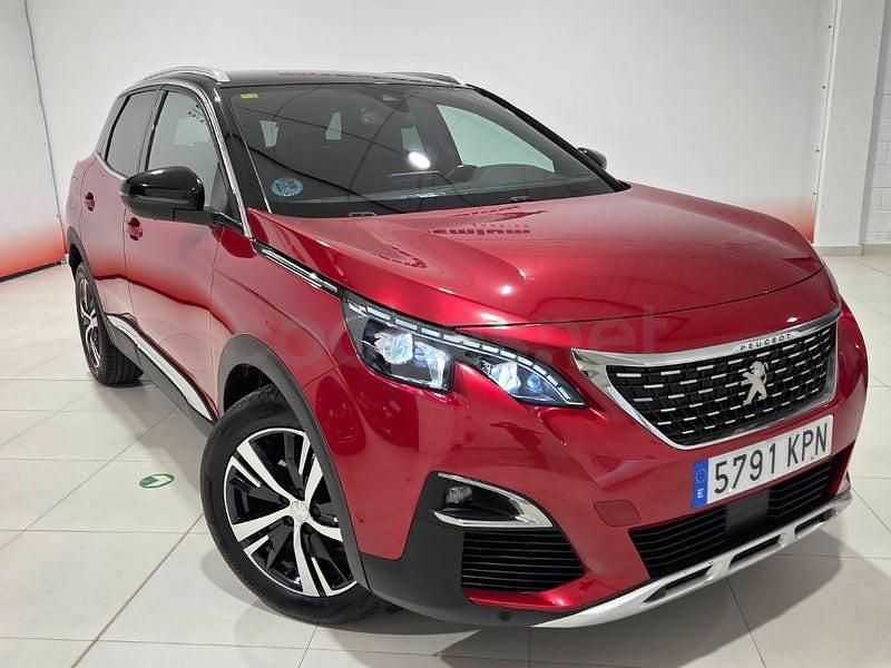 Usado Peugeot 3008 GT-line 131 CV (96 kW) 2018 Granate SUV