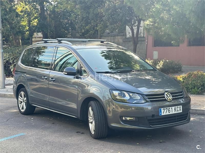 Gris / plata Usado 2017 VW Sharan Sportline Monovolumen | 20.900 € (Super precio) - Imagen 1/4