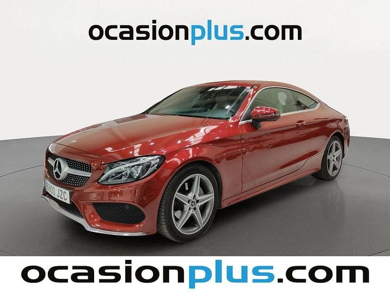 Rojo Usado 2017 Mercedes C220 AMG Coupe | 27.490 € (Precio justo) - Imagen 1/4