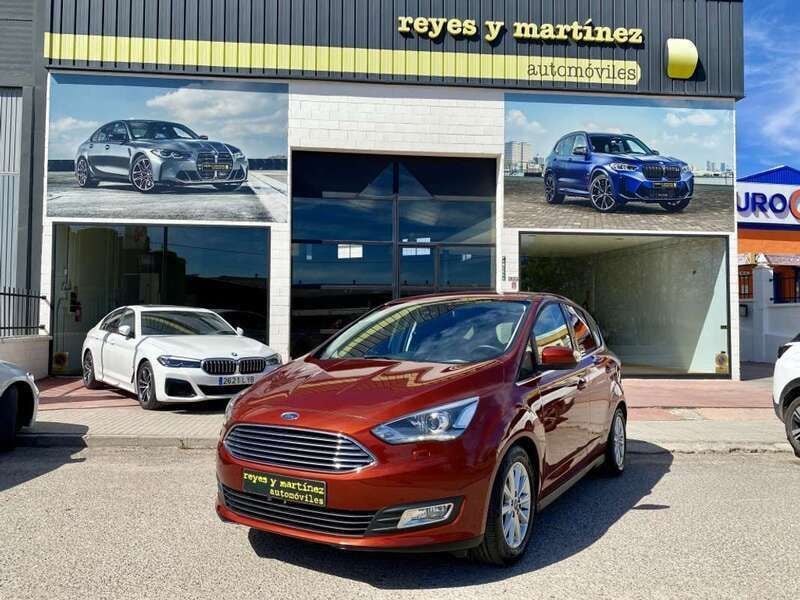 Burdeos Usado 2018 Ford C-MAX Titanium Monovolumen | 15.500 € (Caro) - Imagen 1/4
