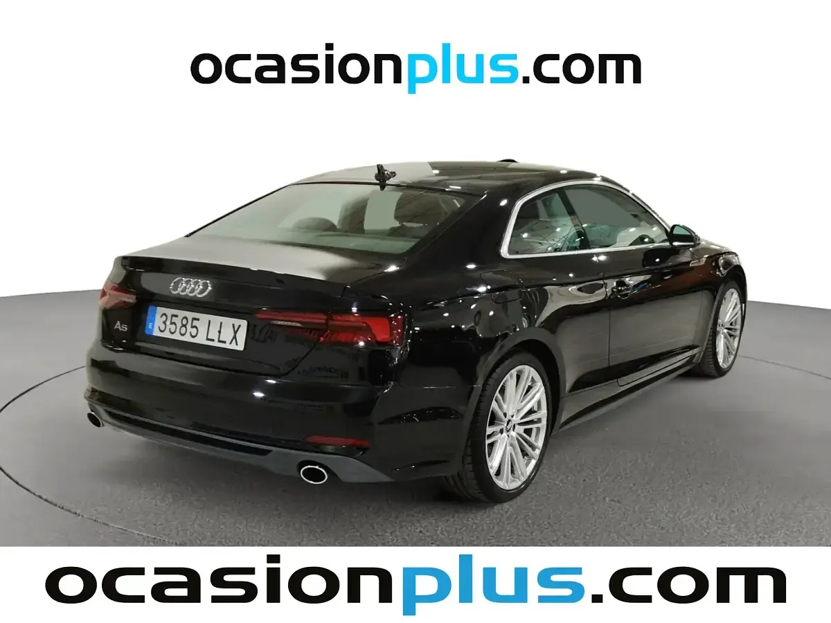 Käytetty Audi A5 S-Line 150 HP (110 kW) 2020 Musta Coupe - kaksiovinen