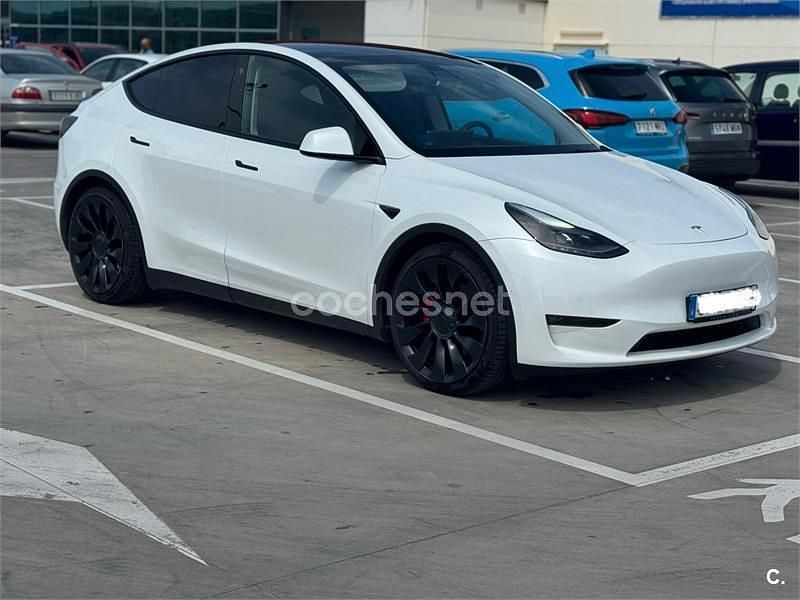 Eléctrico Usado 2022 Tesla Model Y Performance SUV | 38.000 € (Precio justo) - Imagen 1/4