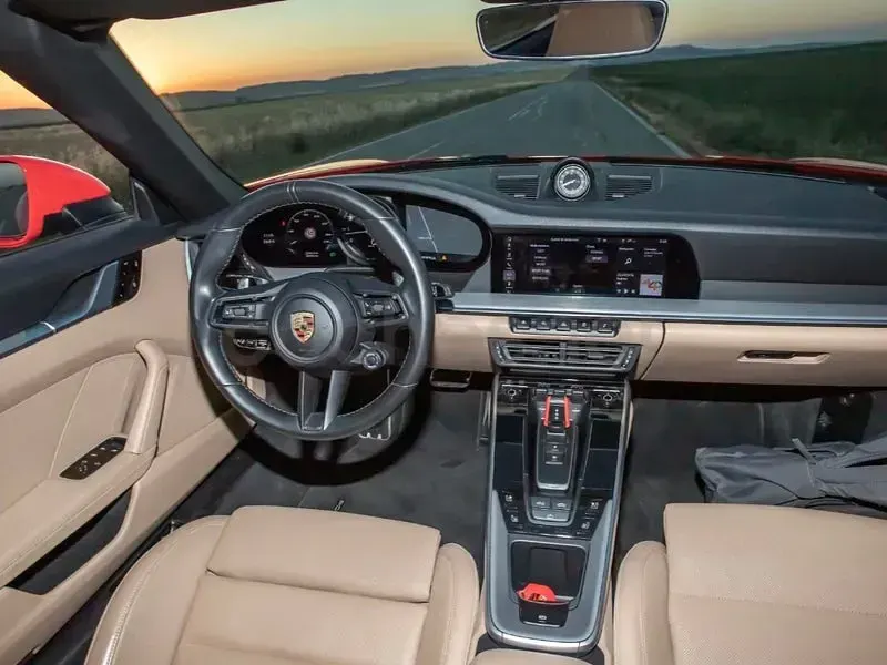 Usado Porsche 911 Carrera S Cabriolet 450 CV (330 kW) 2021 Rojo Descapotable