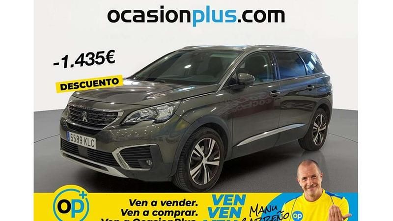Usado Peugeot 5008 Allure 120 CV (88 kW) 2018 Gris SUV