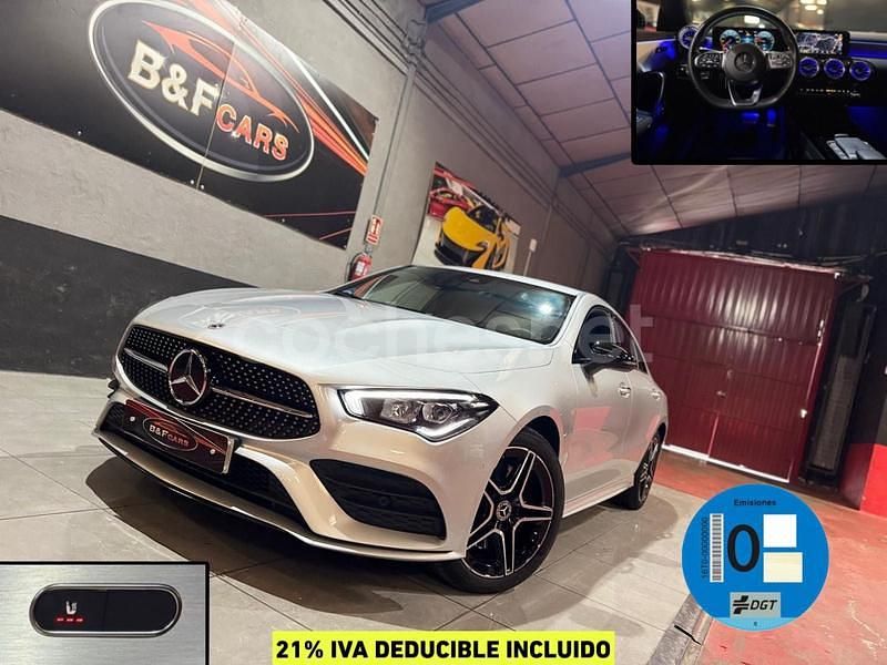 Gris / plata Usado 2021 Mercedes CLA250e Berlina | 30.990 € (Precio justo) - Imagen 1/4