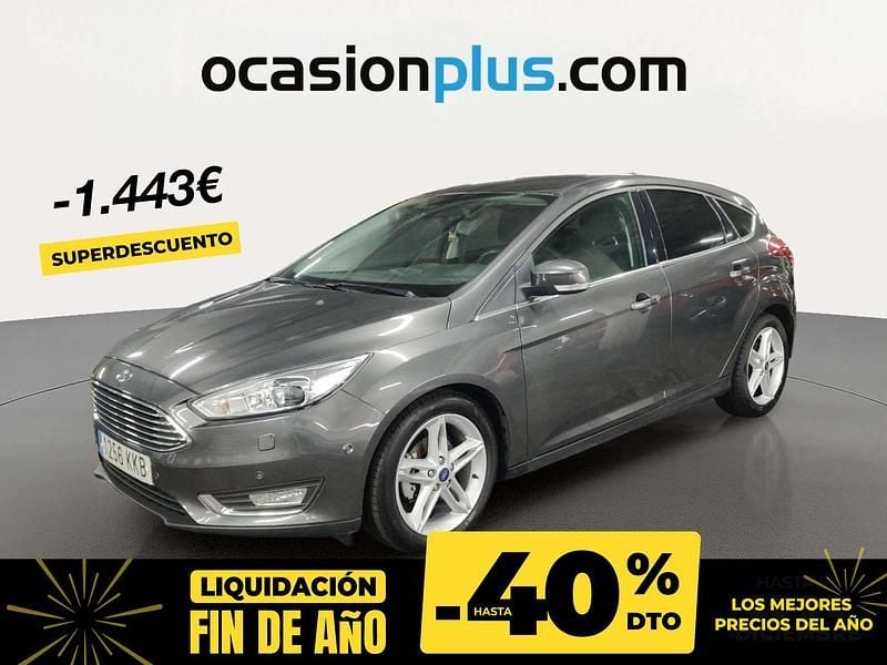 Gris Usado 2018 Ford Focus Titanium Berlina | 12.990 € (Buen precio) - Imagen 1/4