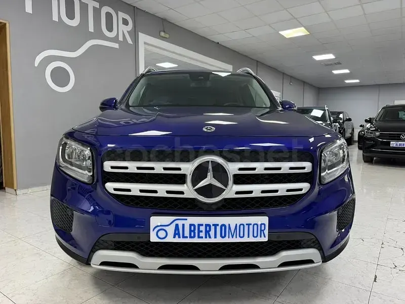 Usado Mercedes GLB200 150 CV (110 kW) 2021 Azul SUV