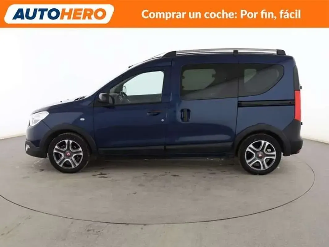 Używany Dacia Dokker 95 KM (69 kW) 2019 Niebieski Minivan