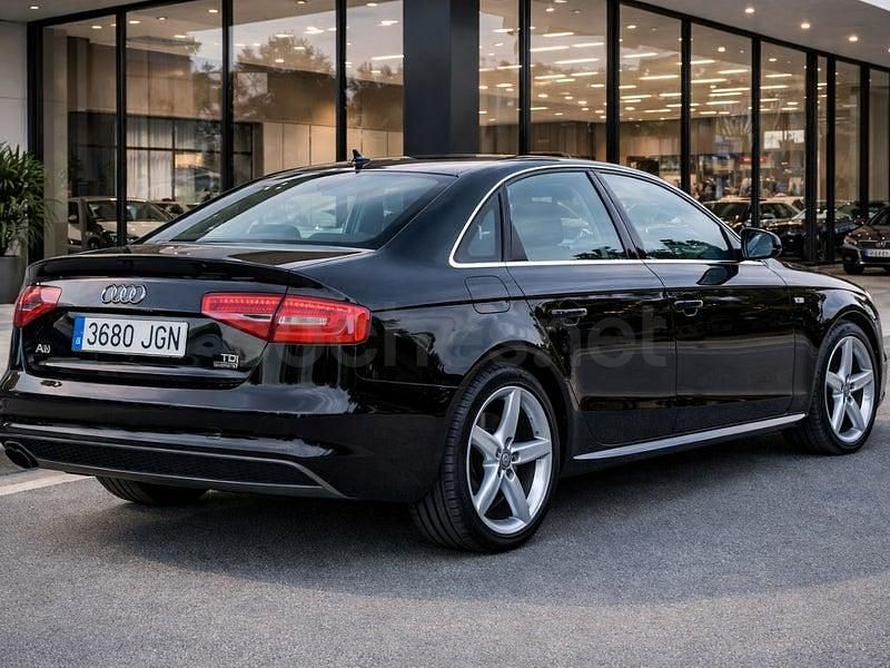 Usado Audi A4 S-Line 177 CV (130 kW) 2015 Negro Berlina