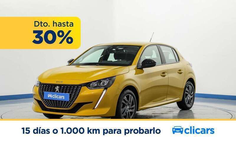 Amarillo Usado 2022 Peugeot 208 Active Utilitario | 10.890 € (Buen precio) - Imagen 1/4