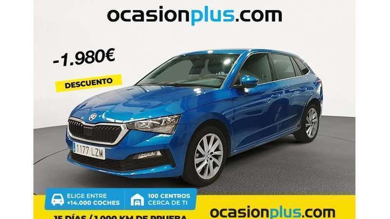 Azul Usado 2022 Skoda Scala Style Utilitario | 19.800 € (Precio justo) - Imagen 1/4