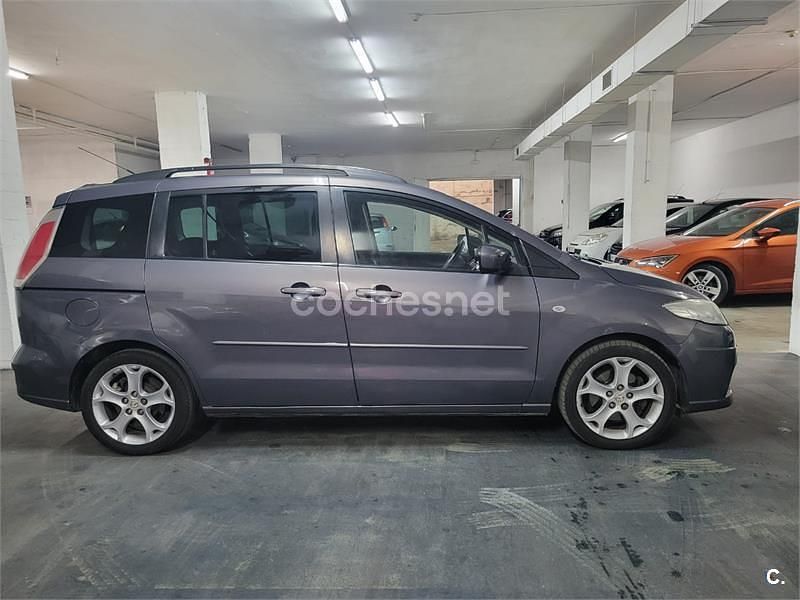 Gris / plata Usado 2008 Mazda 5 Active Monovolumen | 3950 € (Buen precio) - Imagen 1/4