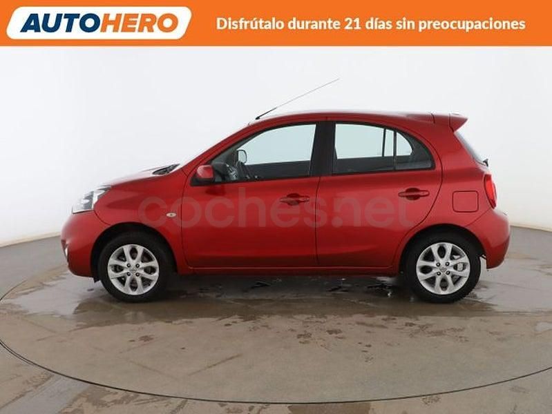 Usado Nissan Micra Acenta 80 CV (58 kW) 2017 Rojo Utilitario