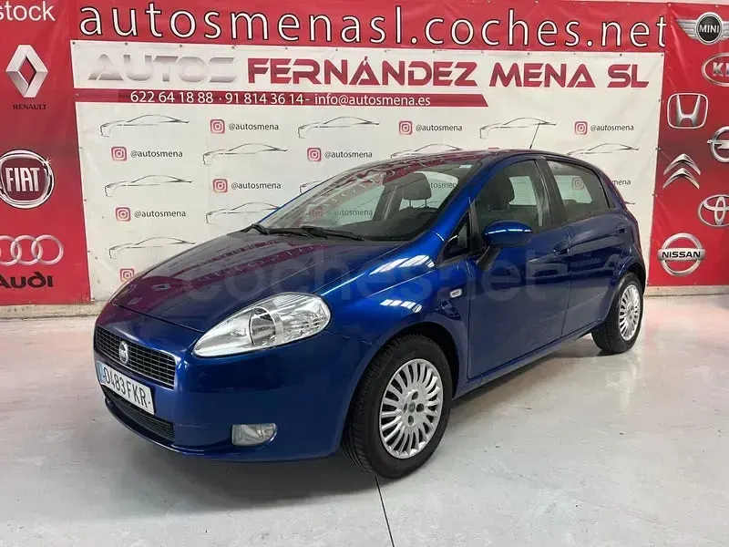 Usado Fiat Grande Punto Dynamic 95 CV (69 kW) 2007 Azul Utilitario