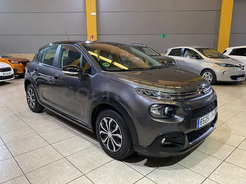 Usado Citroën C3 PureTech 82 CV (60 kW) 2019 Gris / plata Utilitario
