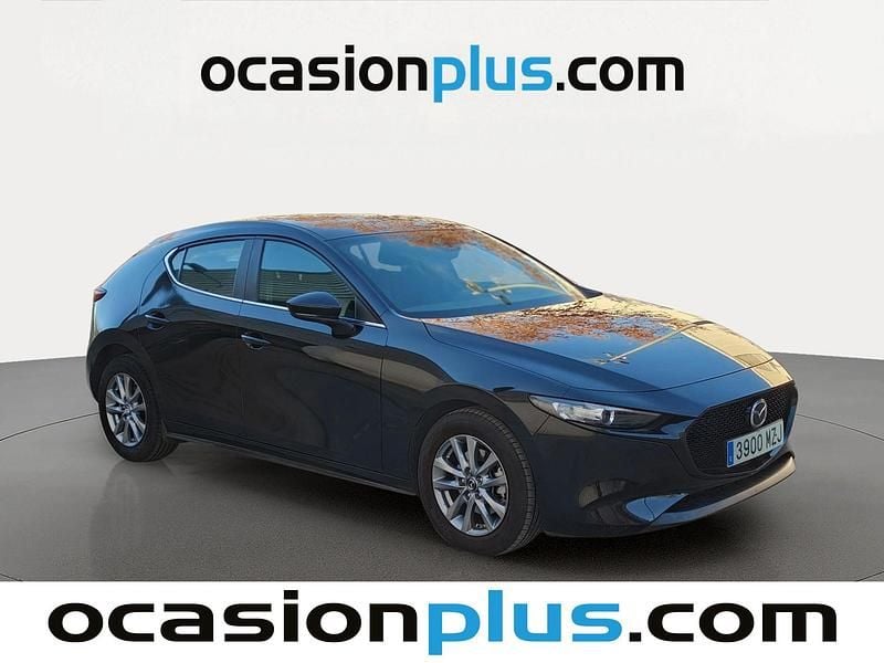 Usado Mazda 3 Prime-Line 140 CV (102 kW) 2025 Negro Utilitario