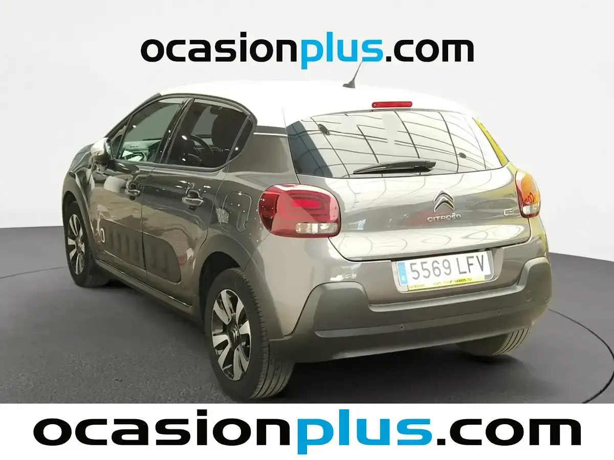 Usado Citroën C3 PureTech 82 CV (60 kW) 2020 Gris / plata Utilitario