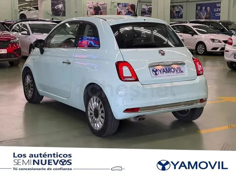 Usado Fiat 500 Lounge 69 CV (50 kW) 2019 Azul Berlina