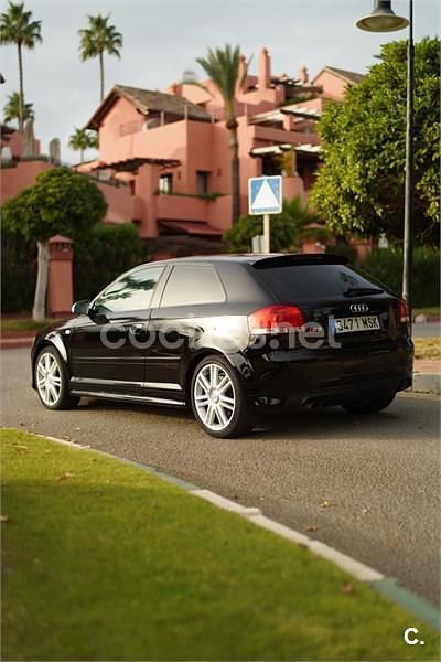 Negro Usado 2007 Audi S3 Berlina | 12.799 € (Precio justo) - Imagen 1/4