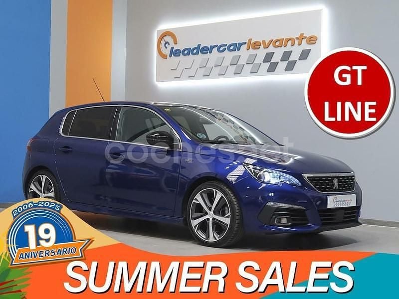 Azul Usado 2018 Peugeot 308 GT Berlina | 14.900 € (Precio justo) - Imagen 1/4
