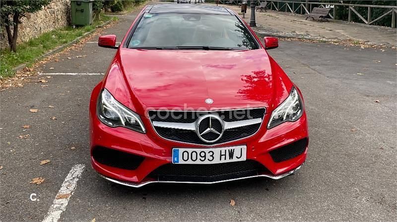 Rojo Usado 2014 Mercedes E350 Coupe | 20.500 € (Precio justo) - Imagen 1/4