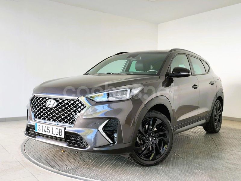 Gris Usado 2020 Hyundai Tucson N Line SUV | 20.400 € (Precio justo) - Imagen 1/4