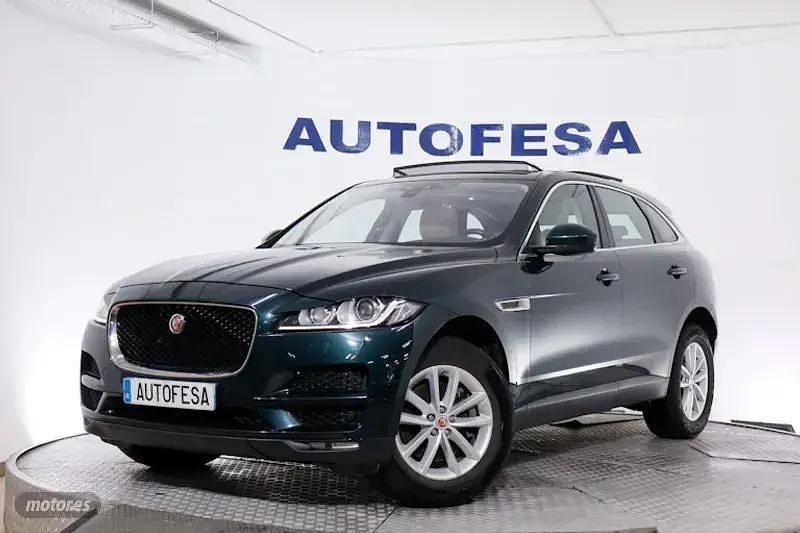 Verde Usado 2017 Jaguar F-Pace Portfolio SUV | 17.850 € (Buen precio) - Imagen 1/4