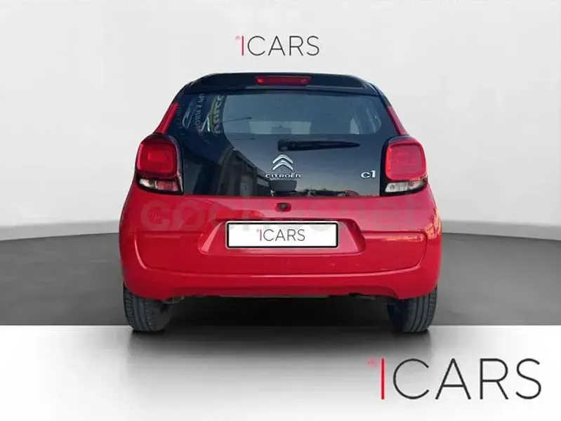 Usado Citroën C1 PureTech 82 CV (60 kW) 2017 Rojo Utilitario