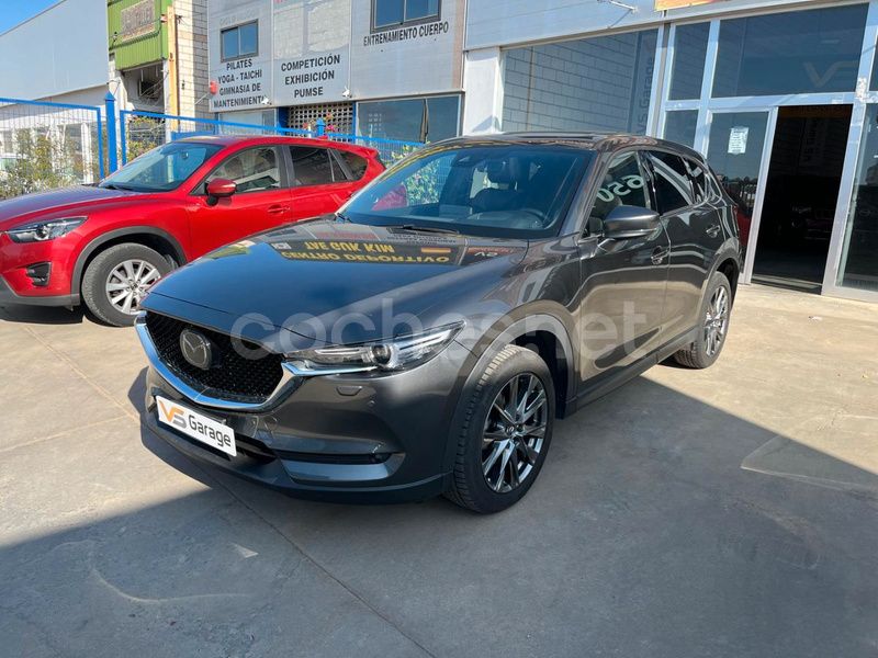 Gris / plata Usado 2021 Mazda CX-5 Signature SUV | 22.500 € (Buen precio) - Imagen 1/4
