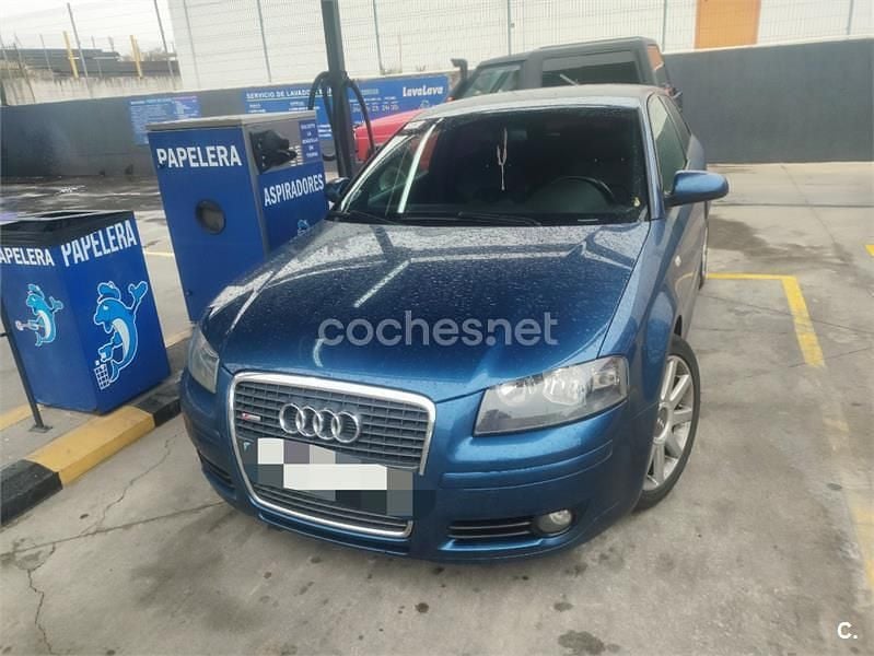 Azul Usado 2007 Audi A3 S-Line Berlina | 5300 € (Precio justo) - Imagen 1/4