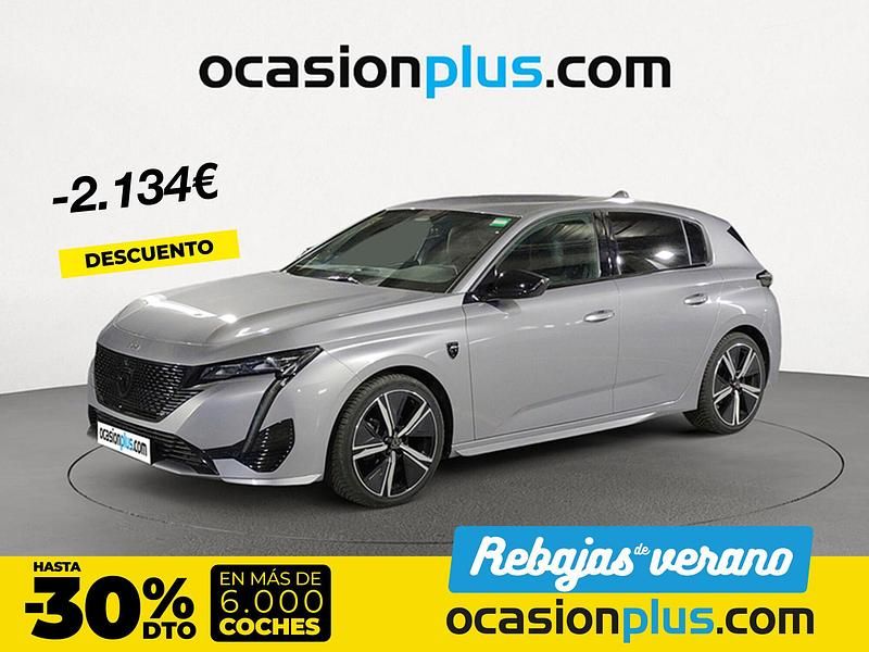 Gris Usado 2024 Peugeot 308 GT Berlina | 23.480 € (Precio justo) - Imagen 1/4