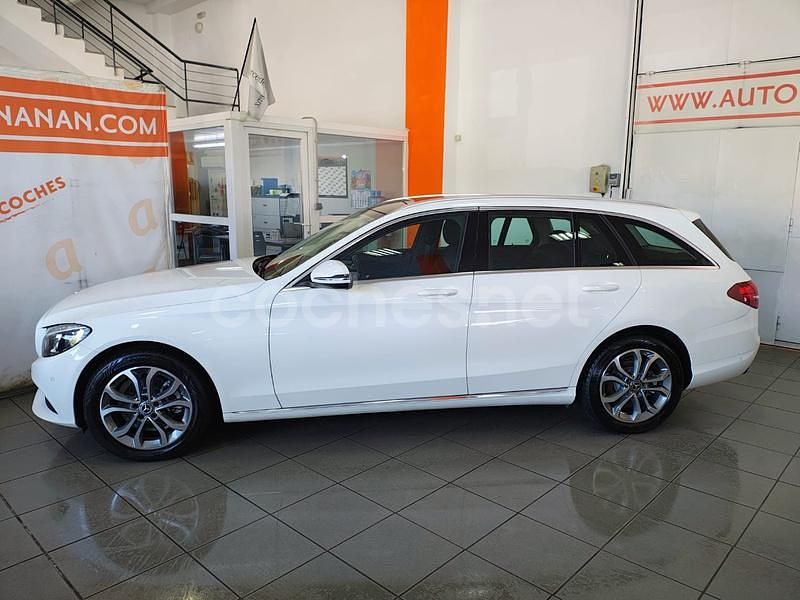 Blanco Usado 2018 Mercedes C200 Familiar | 19.990 € (Buen precio) - Imagen 1/4