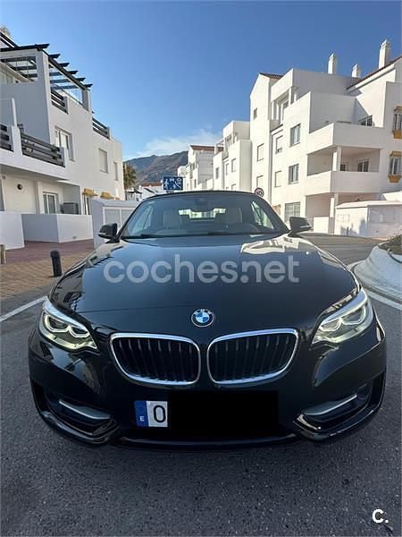 Negro Usado 2016 BMW 218 Comfort Edition Descapotable | 22.000 € (Precio justo) - Imagen 1/4
