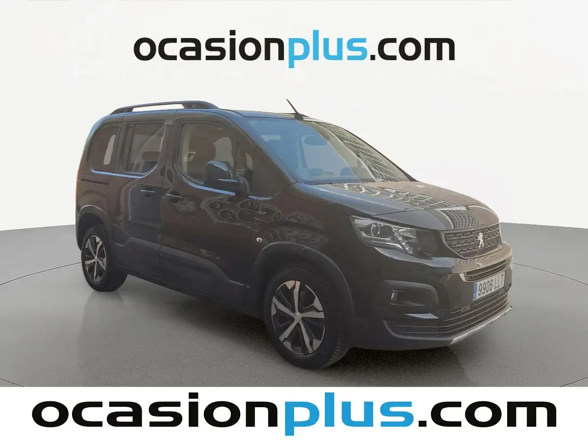 Usado Peugeot Rifter GT 131 CV (96 kW) 2021 Negro Monovolumen