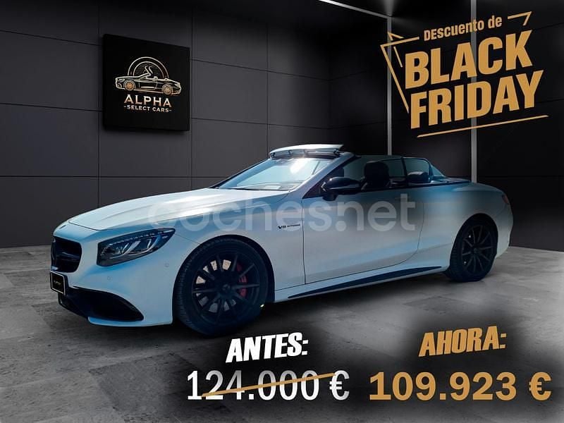 Blanco Usado 2016 Mercedes S63 AMG Descapotable | 109.923 € (Buen precio) - Imagen 1/4