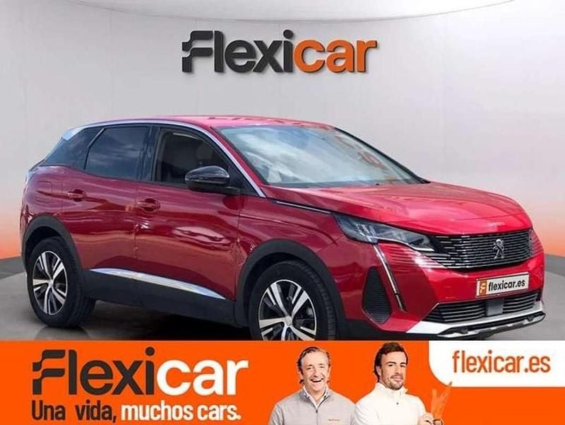 Burdeos Usado 2021 Peugeot 3008 Allure Monovolumen | 15.490 € (Super precio) - Imagen 1/4