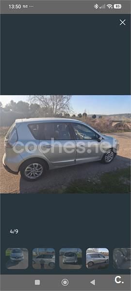 Usado Renault Scénic III Dynamique 110 CV (80 kW) 2012 Gris / plata Monovolumen