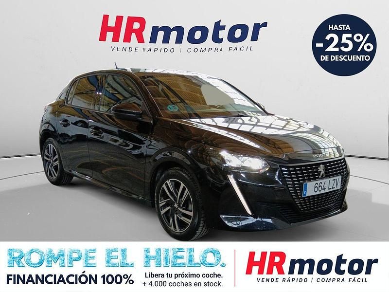 Usado Peugeot 208 Allure 101 CV (74 kW) 2022 Negro Utilitario