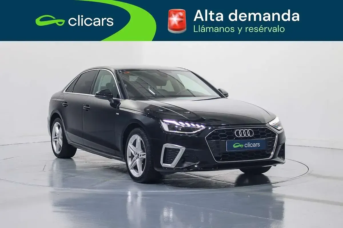 Usado Audi A4 S-Line 136 CV (100 kW) 2021 Negro Berlina