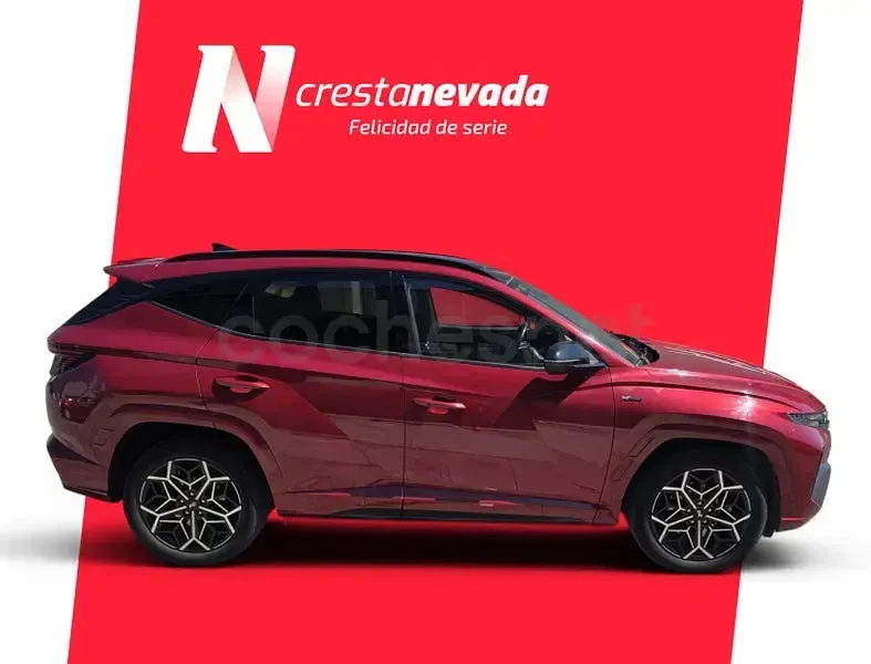 Usado Hyundai Tucson N Line 230 CV (169 kW) 2022 Granate SUV