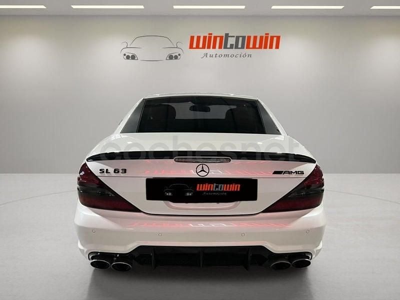 Occasion Mercedes SL63 AMG AMG 525 PK (386 kW) 2009 Wit Cabriolet