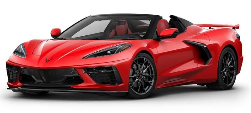 Rojo Usado 2024 Chevrolet Corvette Stingray Descapotable | 128.800 € - Imagen 1/4
