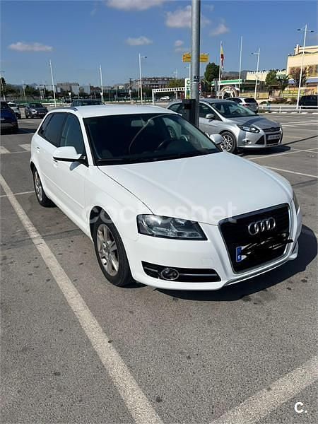 Blanco Usado 2012 Audi A3 Sportback Ambition Berlina | 7000 € (Buen precio) - Imagen 1/4