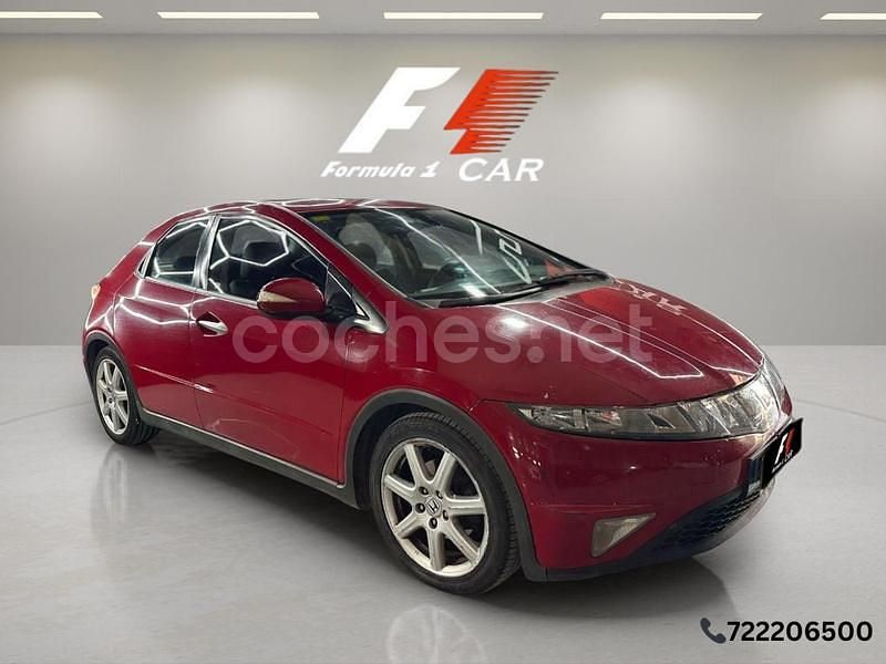 Rojo Usado 2009 Honda Civic Sport Berlina | 3980 € (Precio justo) - Imagen 1/4