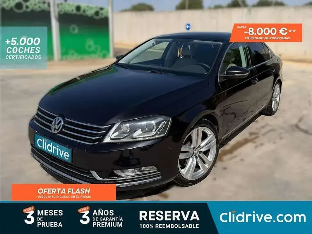 Usado VW Passat Highline 140 CV (102 kW) 2013 Negro Berlina