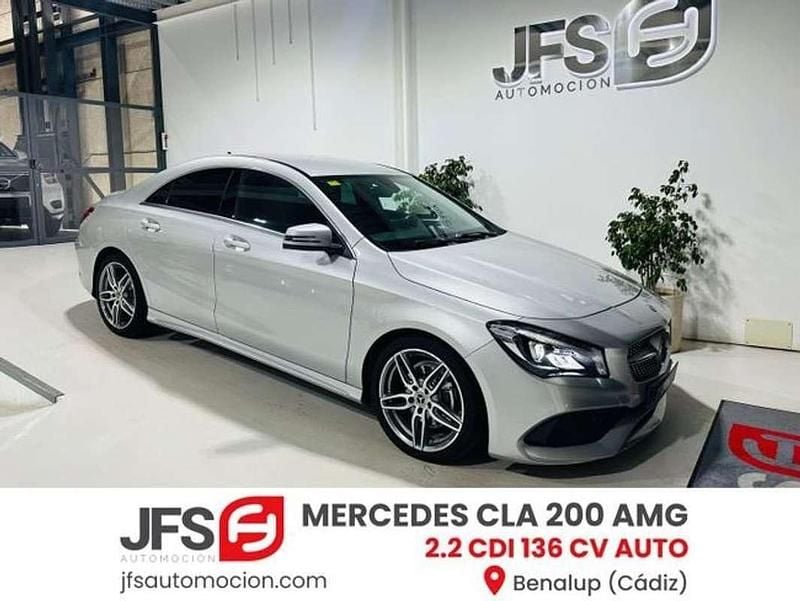 Plateado Usado 2018 Mercedes CLA200 AMG Berlina | 24.900 € (Precio justo) - Imagen 1/4