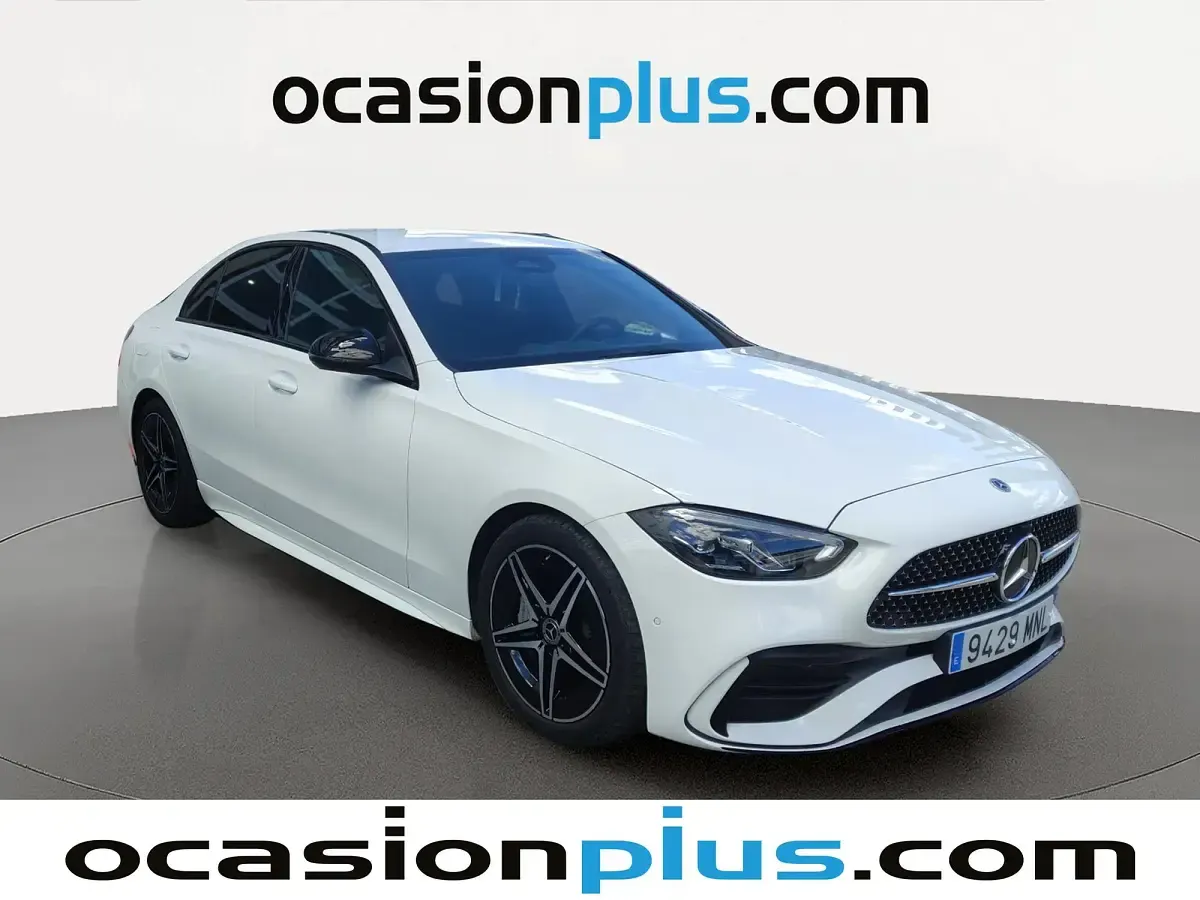 Usado Mercedes C200 AMG 204 CV (150 kW) 2024 Blanco Berlina