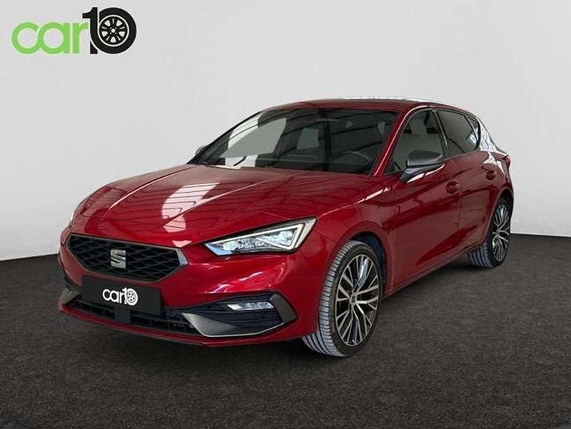 Usado Seat Leon FR 204 CV (150 kW) 2021 Rojo Berlina
