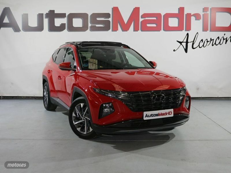 Rojo Usado 2021 Hyundai Tucson SUV | 26.990 € (Precio justo) - Imagen 1/4